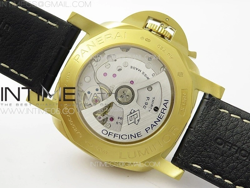 Pre Order PAM1115 RG VSF 1:1 Best Edition Blue Dial on Blue Leather Strap P.9010 Super Clone